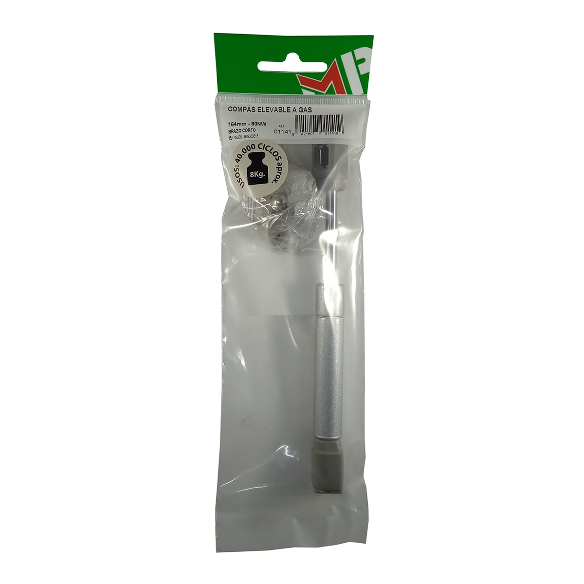 Compás Hidráulico Elevable a Gas de Brazo corto 164 mm Gris-4