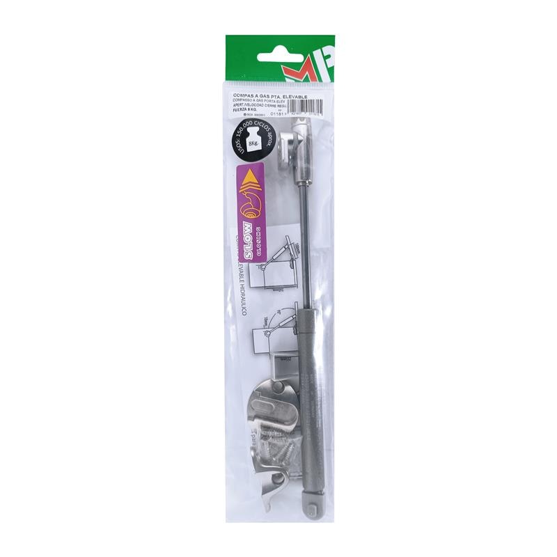 Compás Hidráulico Elevable con Freno 80 Nw Zincado-2