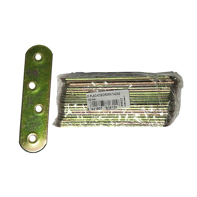 Imagem 0 de Placa de Fixação Plana Bicromatada