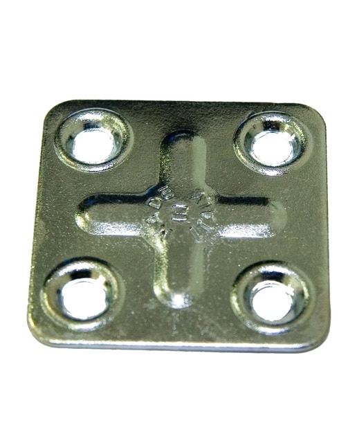 Imagem 0 de Atado 2 Placas Zincadas - 81023 - 50x40 mm