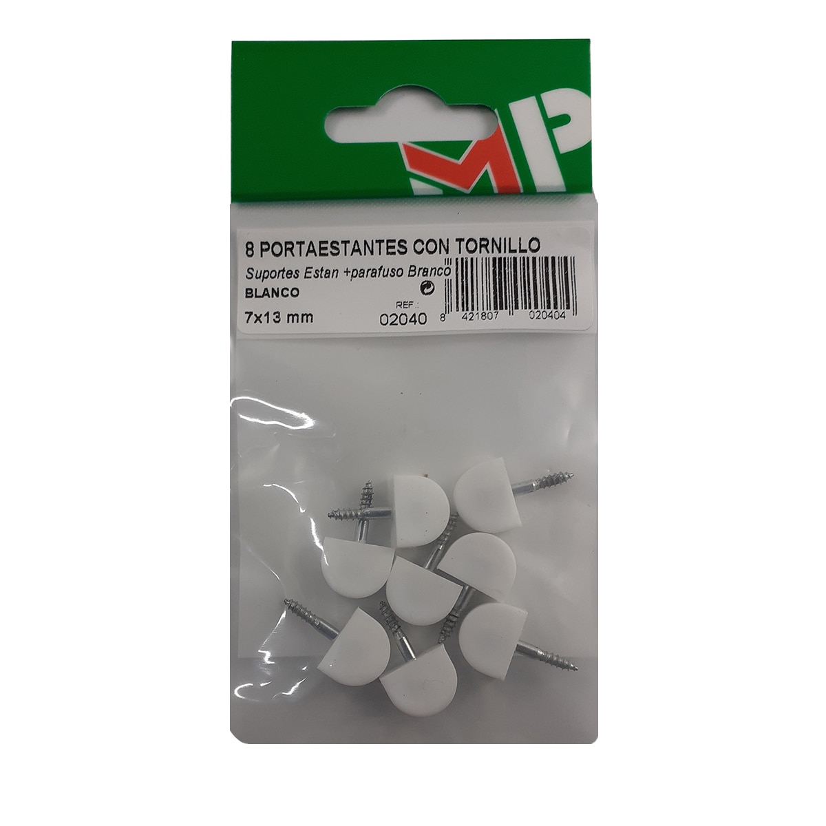 Imagem 0 de Suporte de Estante Semicircular - Branco