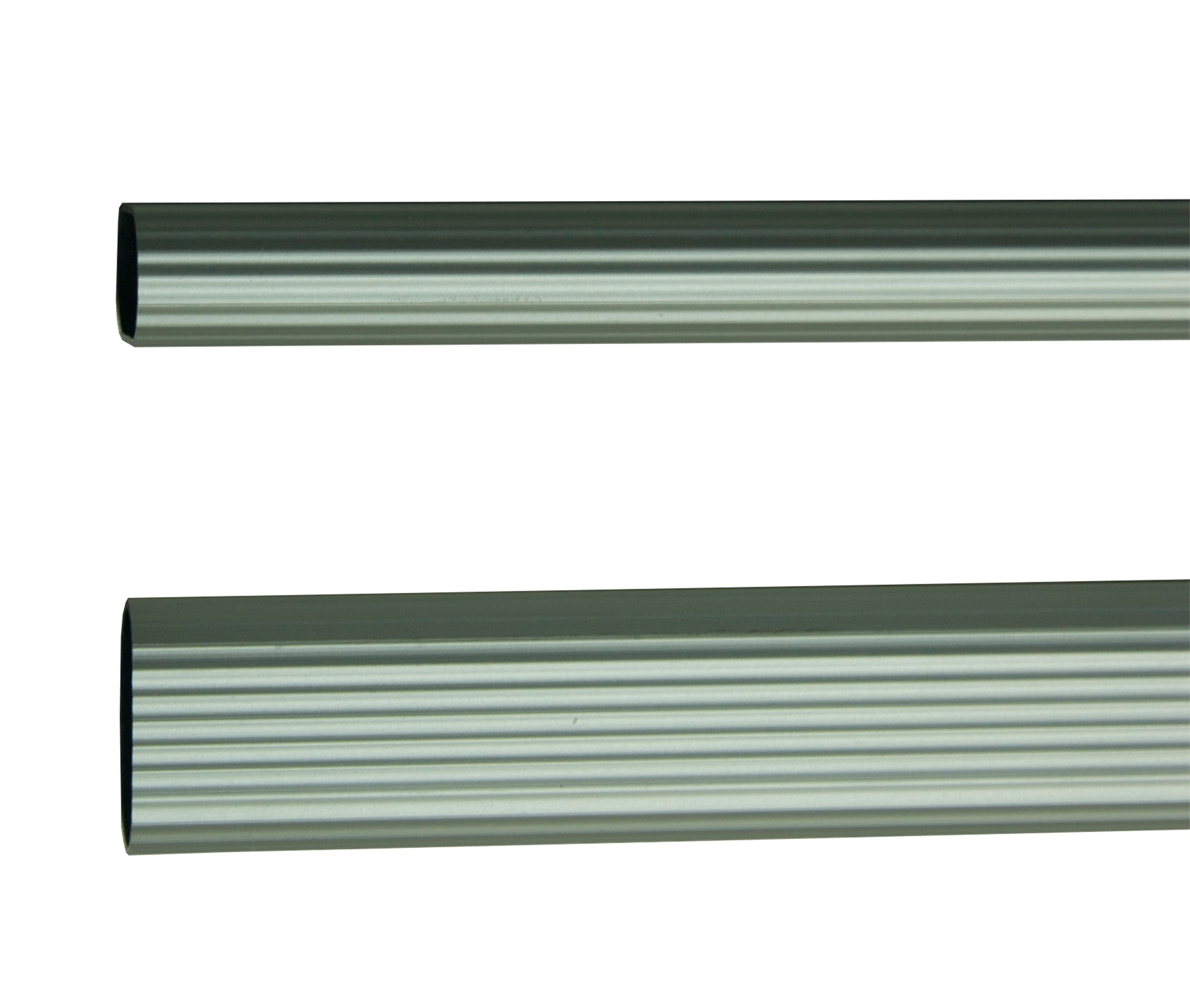 M.Pascual - Barra Armario Ovalada Aluminio Ø 30 x 15 mm.