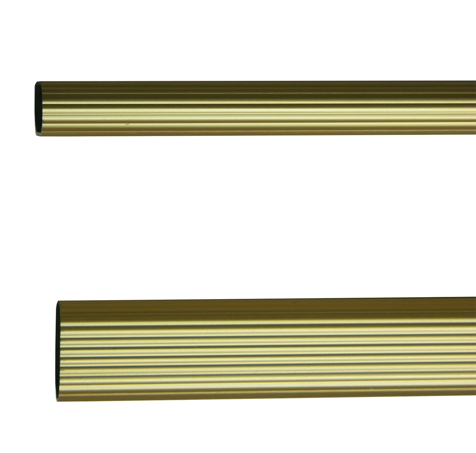 M.Pascual - Barra Armario Ovalada Aluminio Ø 30 x 15 mm.