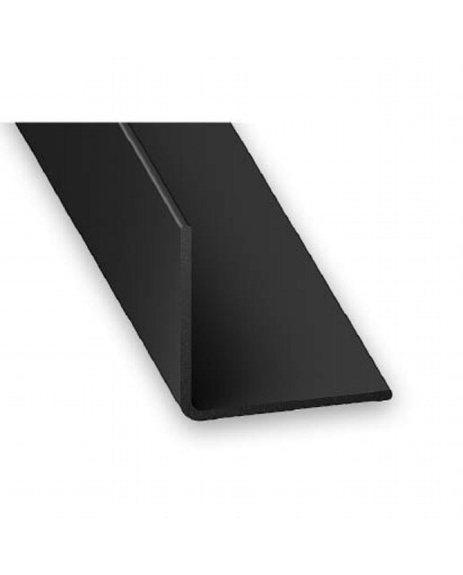 Perfil Ángulo PVC 2 m Negro-1