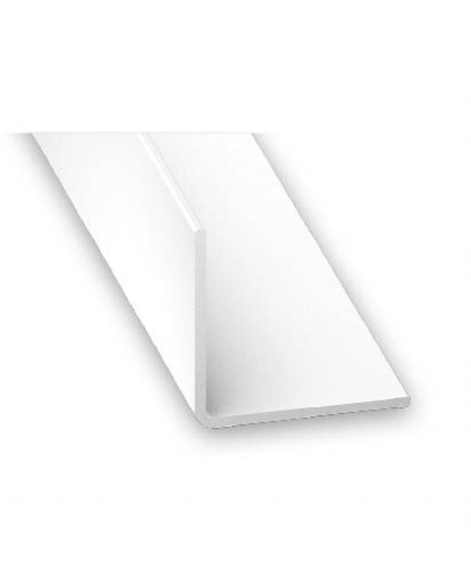 Perfil Ángulo PVC 1 m Blanco-1
