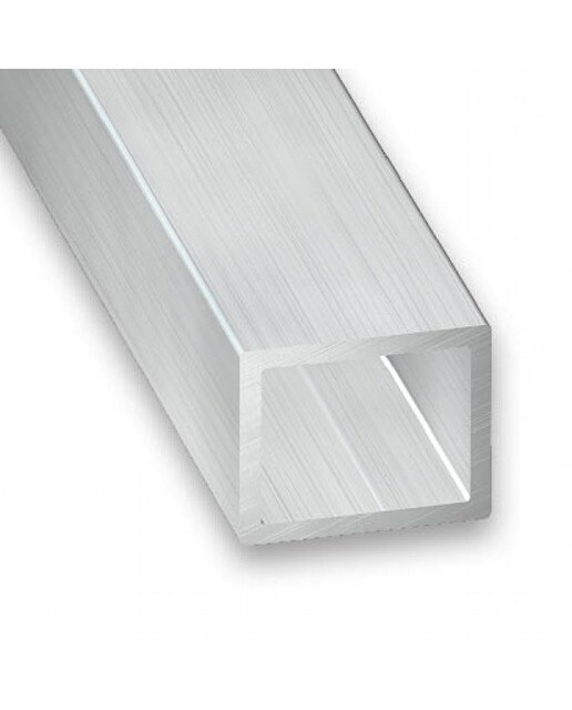 Tubo Rectangular Aluminio bruto 1 m 1