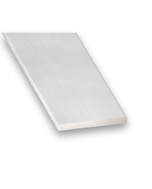 Perfil Liso Aluminio Anodizado Incoloro 1 m 1