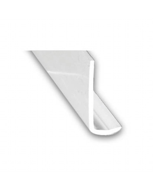 Perfil Ângulo Desigual PVC - 1 m Branco-1