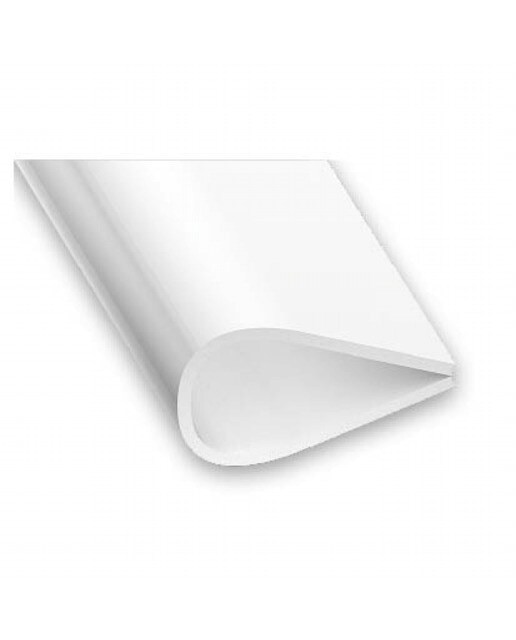 Perfil Peso para Papéis PVC - 1 m Branco-1