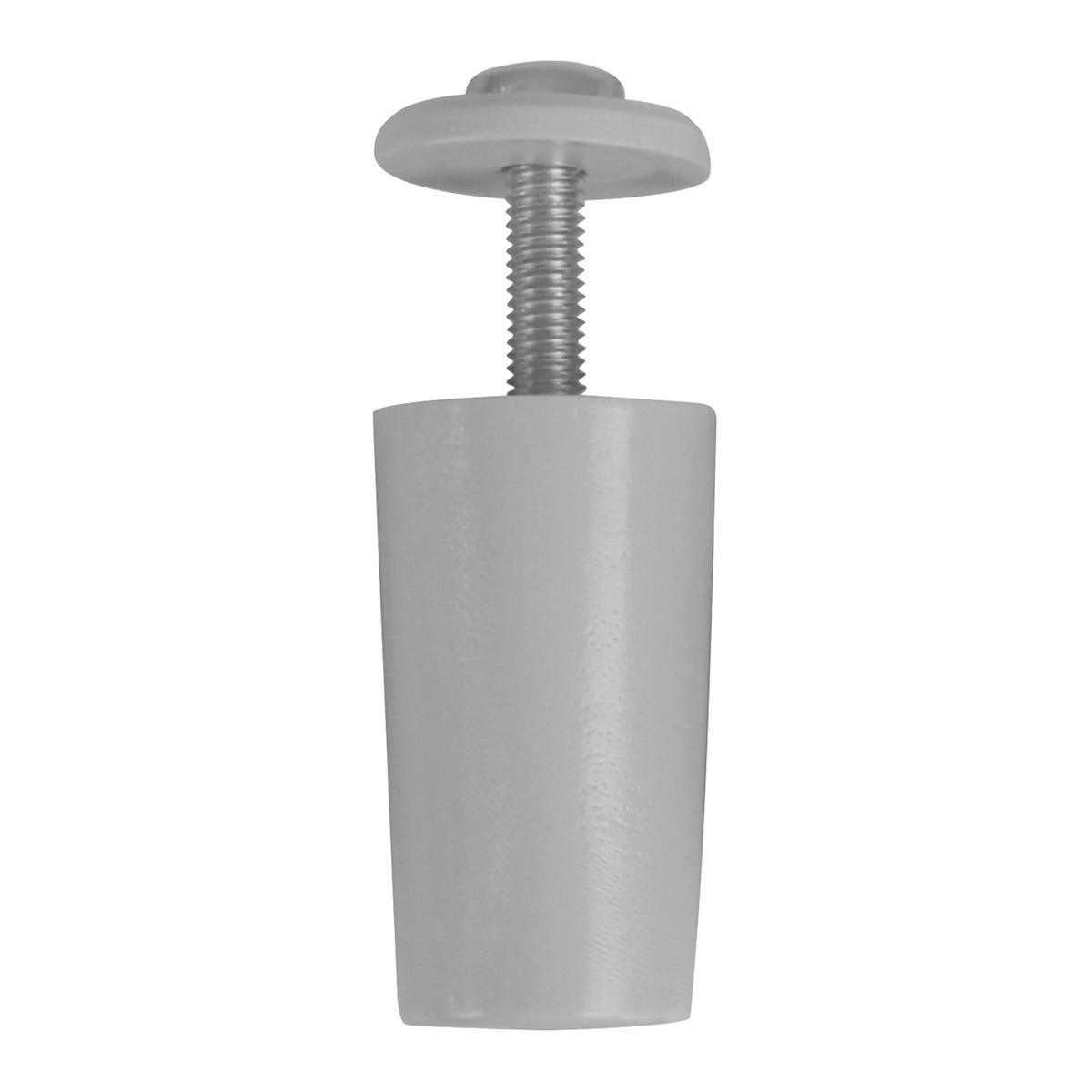 Tope Persiana con Tornillo 2 Uds Gris-1