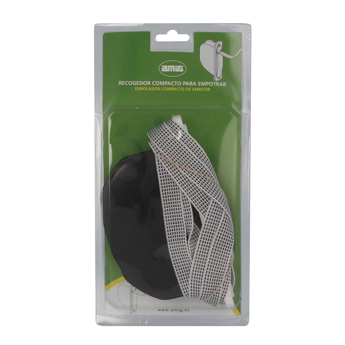 Recogedor Compacto Persiana para Embutir 14 mm Blanco-3