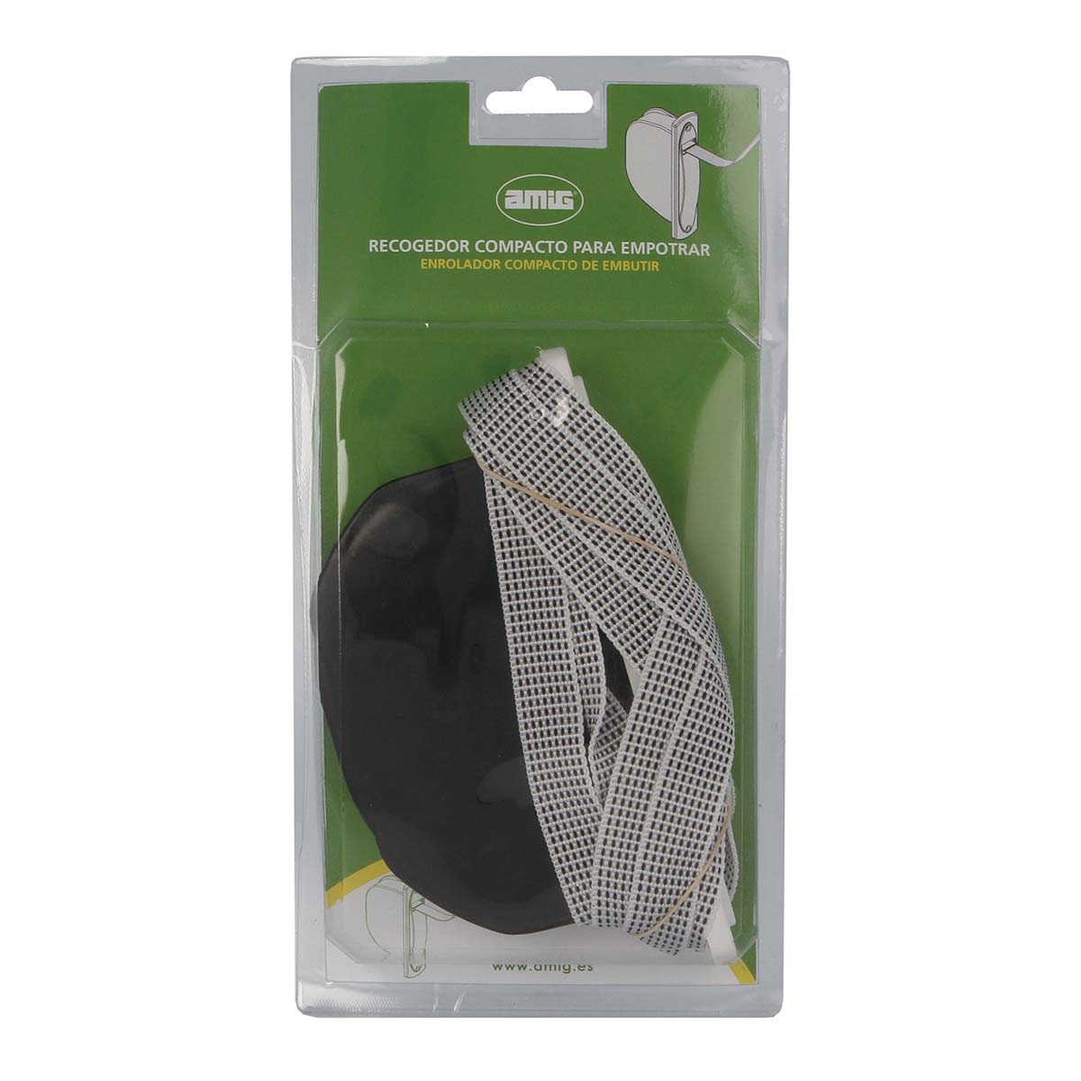 Recogedor Compacto Persiana para Embutir 20 mm Blanco-3