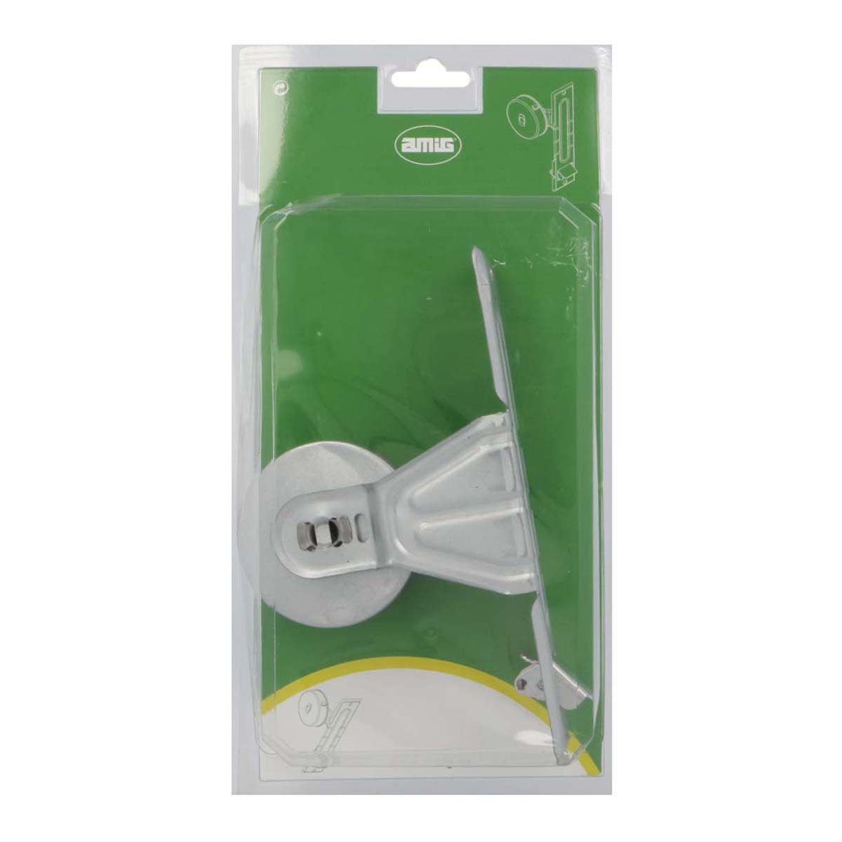 Recogedor Metálico Persiana con Freno para Embutir Gris-2