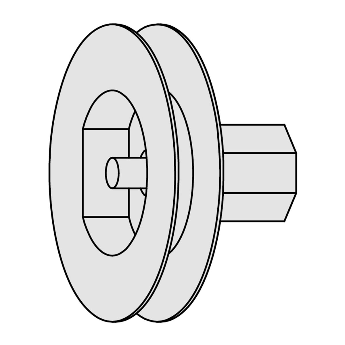 Polea Persiana con Espiga Negro-2