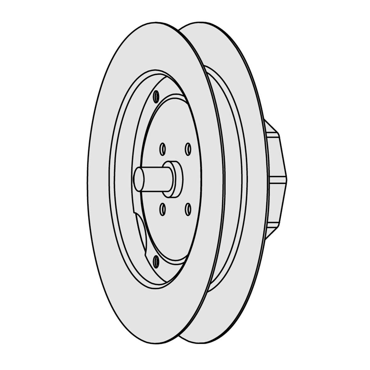 Polea Persiana Metálica Zincado-3