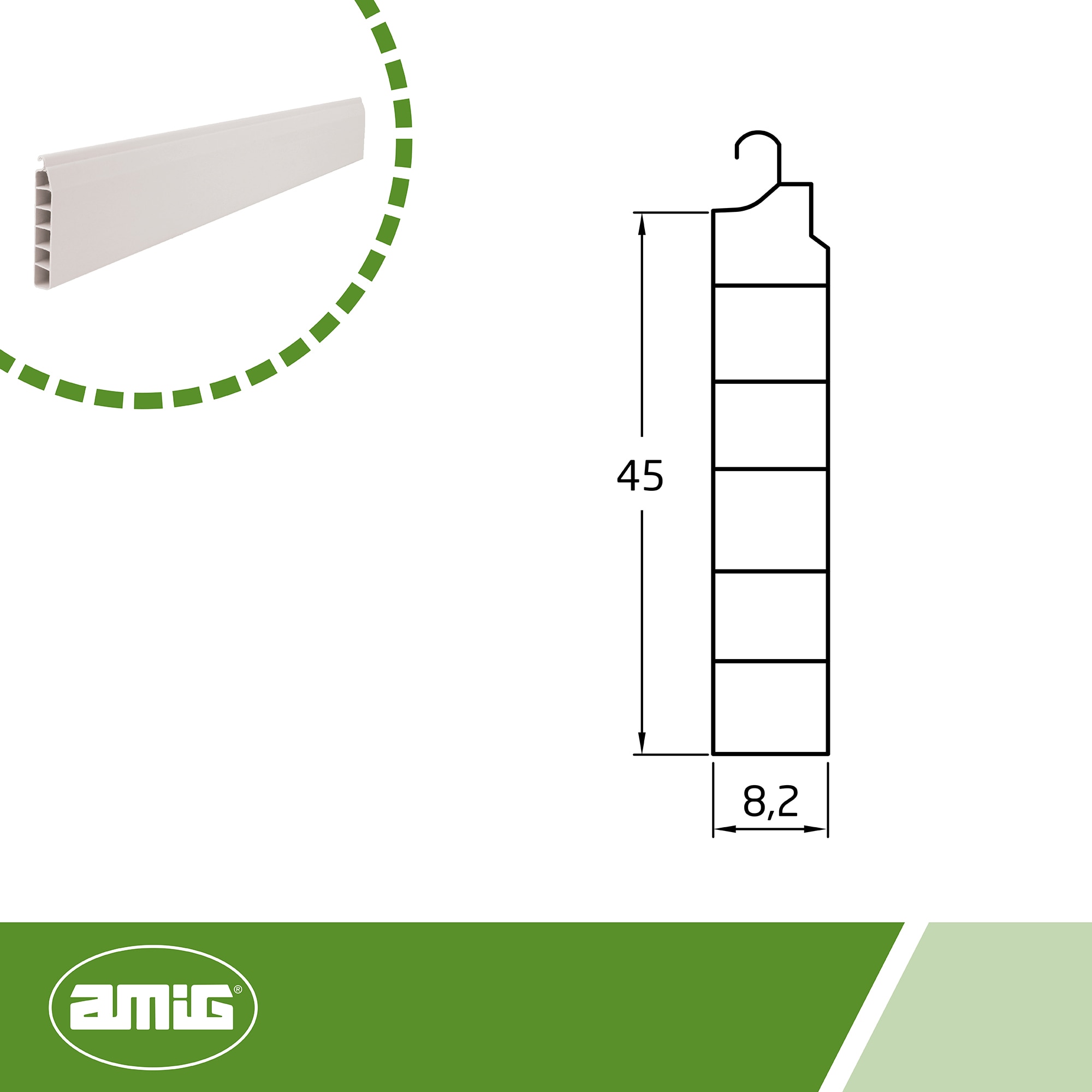 Pack 10 Lamas PVC Persiana Mini 36,5 mm Blanco-4