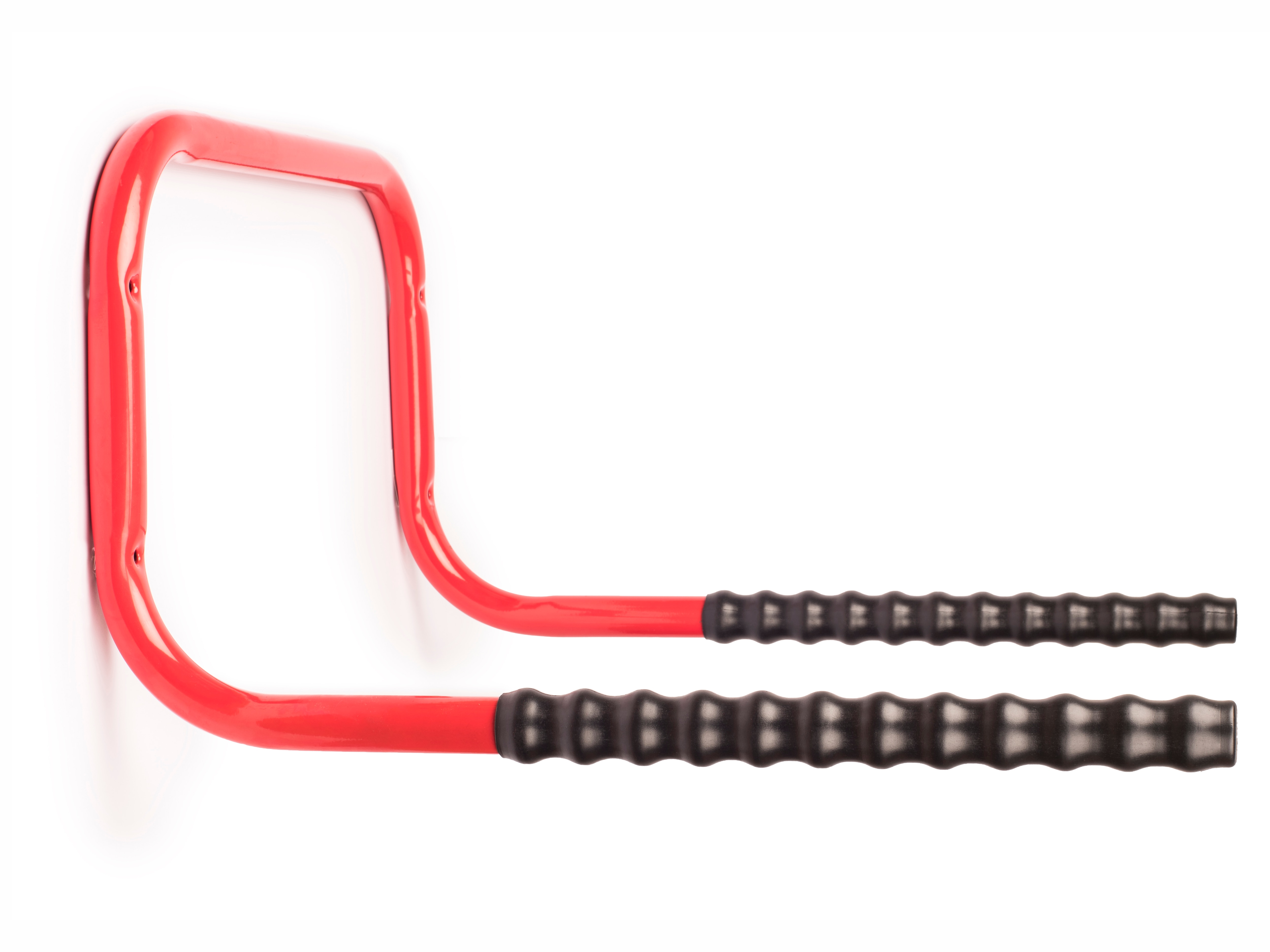 Rei - Gancho Bicicletas Doble Rojo Forrado Negro.