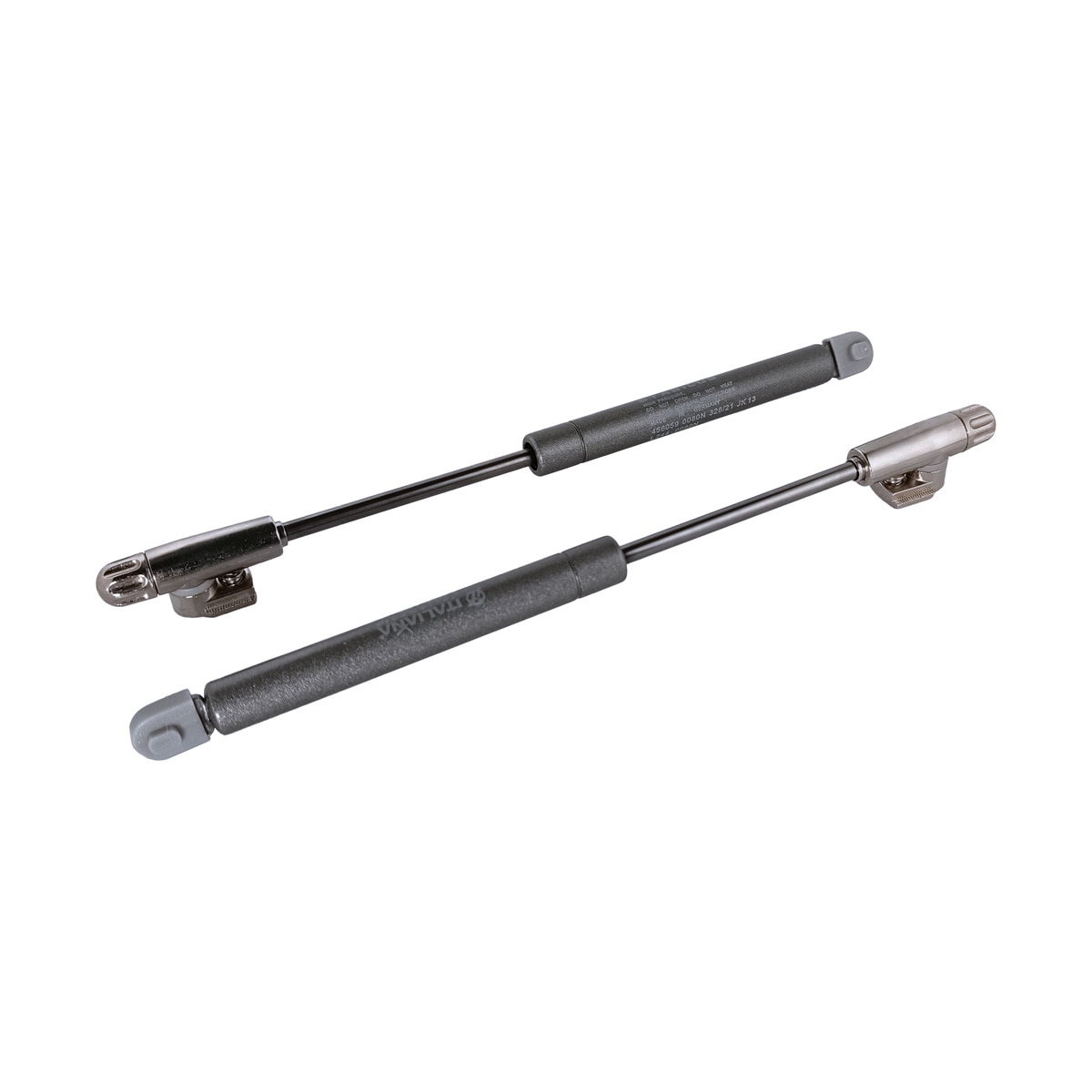 Pack 2 Uds Compás Elevable Metálico con Freno Gris-2