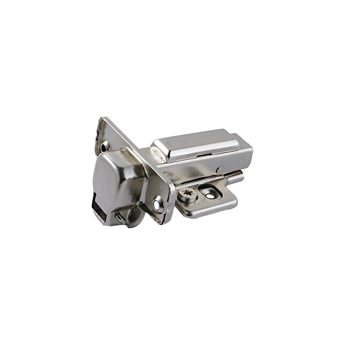 Pack 6 Uds Bisagras Rectas Cazoleta Clip con Freno y Regulación Ø 35 mm Níquel-3