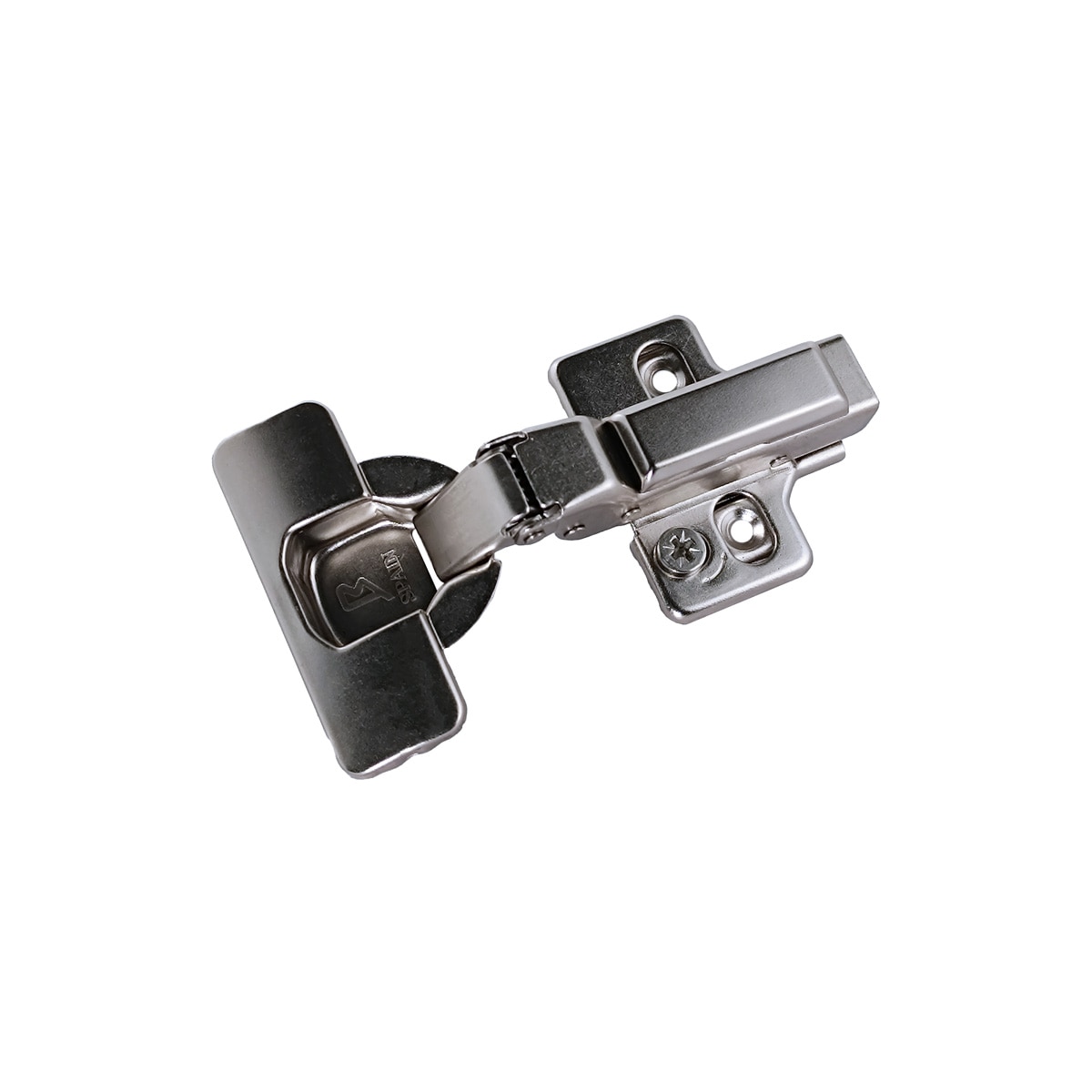 Pack 6 Uds Bisagras Inversas Acodadas con Freno Ø 35 mm Níquel-1
