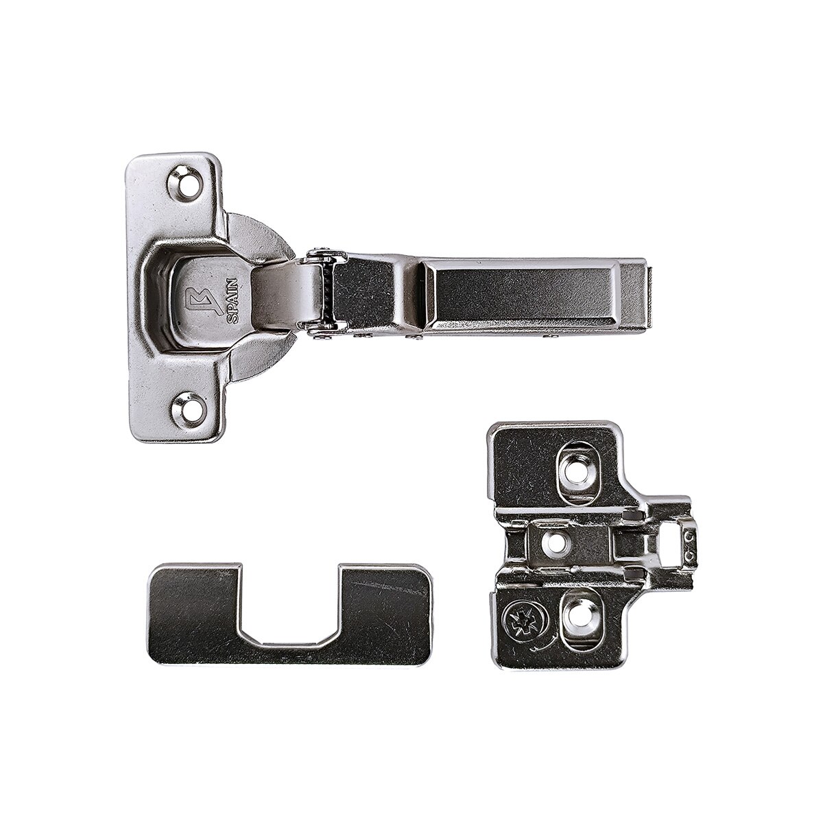 Pack 6 Uds Bisagras Inversas Acodadas con Freno Ø 35 mm Níquel-4