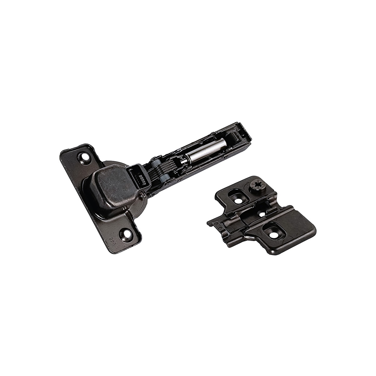 Pack 6 Uds Bisagras Inversas Súper Acodadas con Freno Ø 35 mm Antracita-2