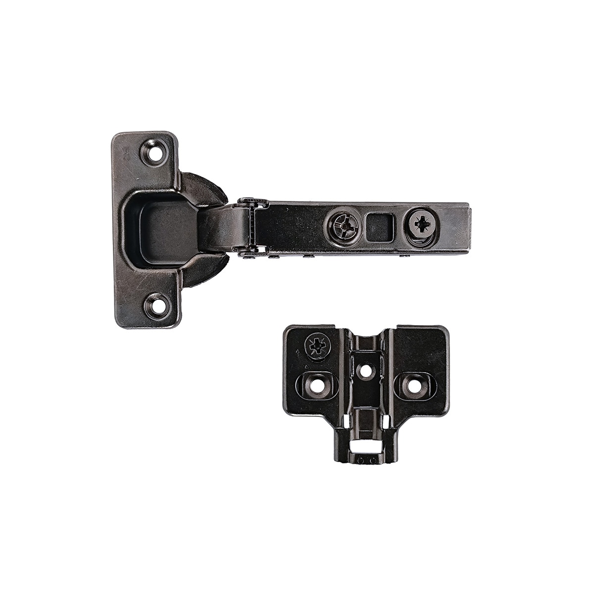 Pack 6 Uds Bisagras Inversas Súper Acodadas con Freno Ø 35 mm Antracita-5