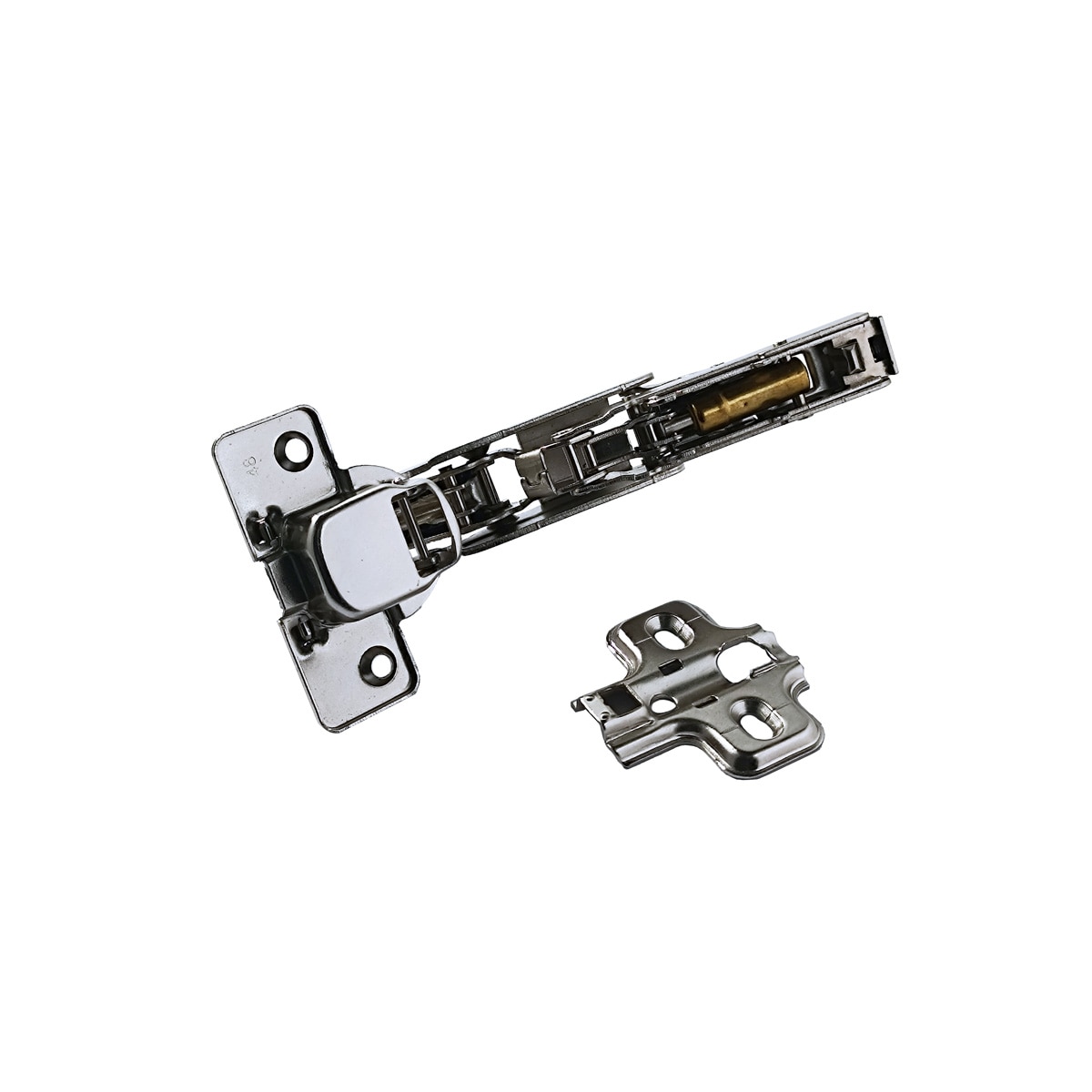Pack 3 Uds Bisagras Cazoleta con Freno Apertura 165º Ø 35 mm Níquel-5