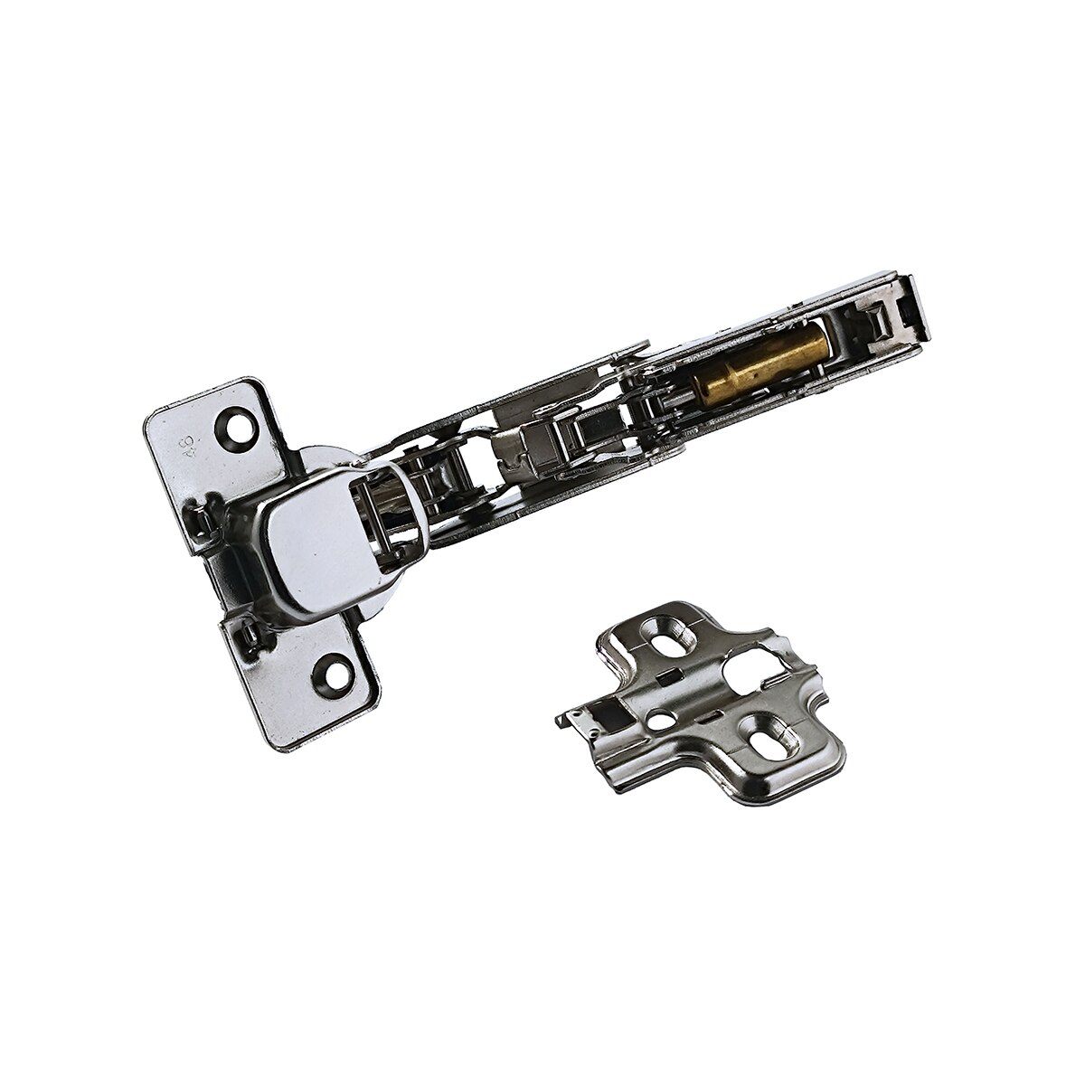 Pack 3 Uds Bisagras Cazoleta con Freno Apertura 165º Ø 35 mm Níquel-6