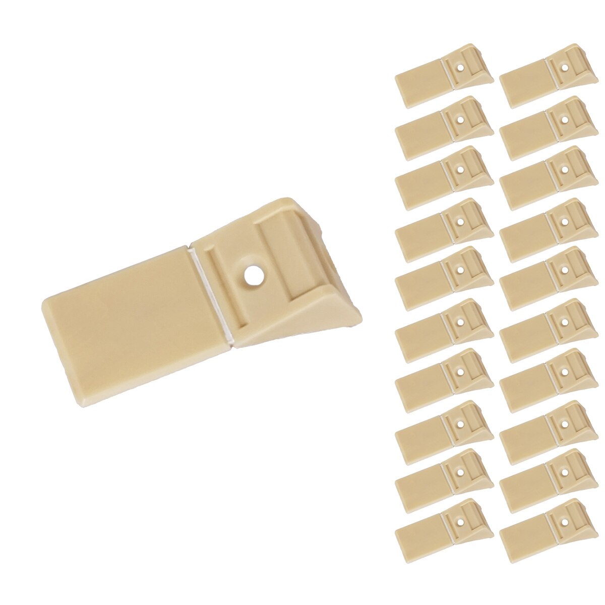 Escuadra Decorativa Alto Rendimiento 24x25x25 mm - Pack 20 Beige-5