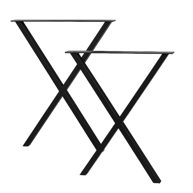 Imagen 0 de Pack 2 Patas Mesa Forma X - 58 x 71 cm