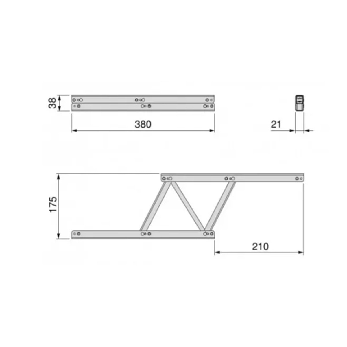 Guías para Mesa Elevable Negro-4