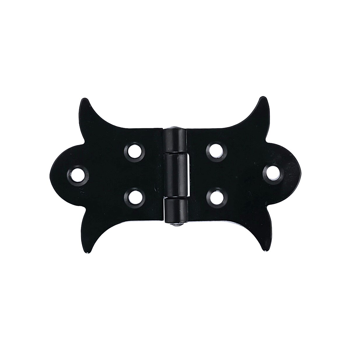 Pack de 12 Dobradiças Pretas Preto-4