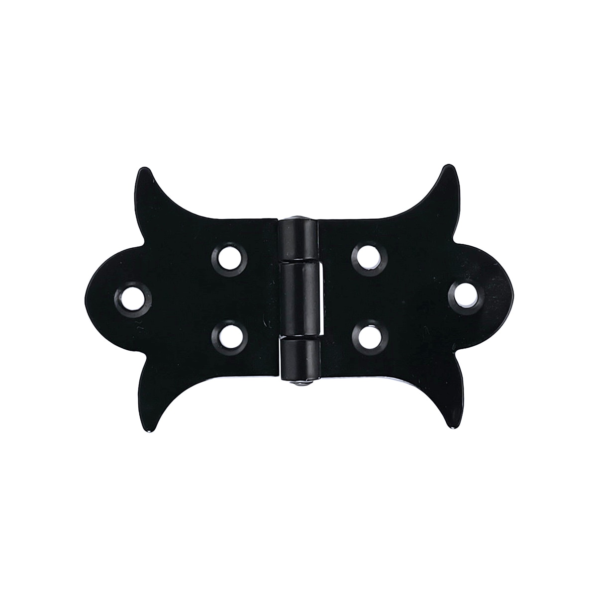 Pack de 12 Dobradiças Pretas Preto-5