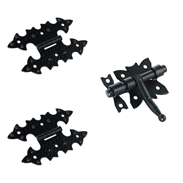 Imagen 0 de Kit 2 Uds Bisagras + Pasadores Negros