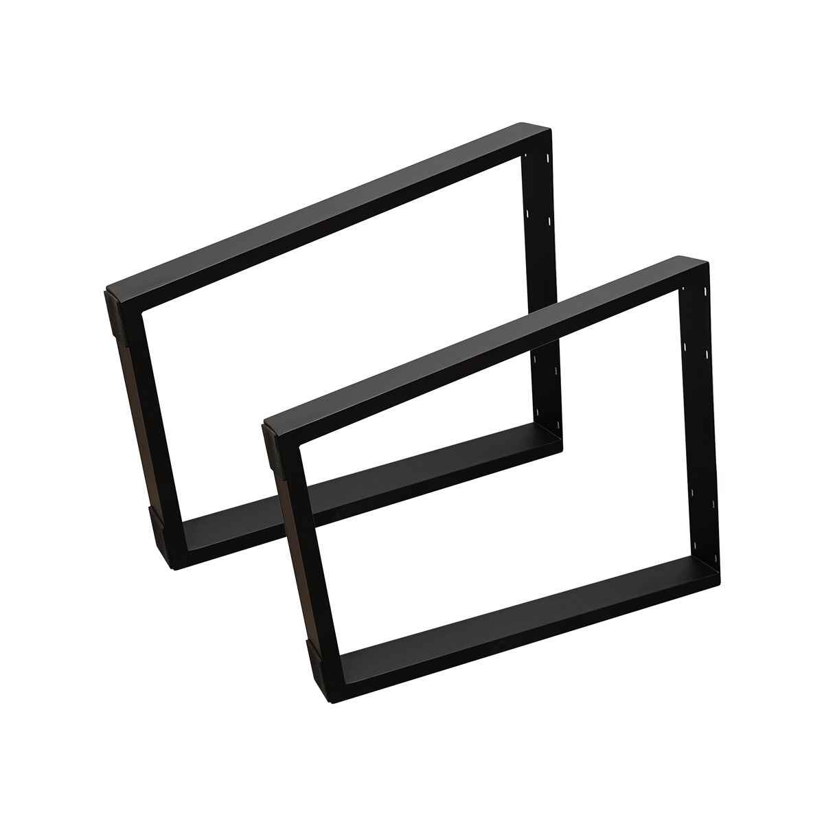 Pack 2  Patas Trapezoidales Negro-3