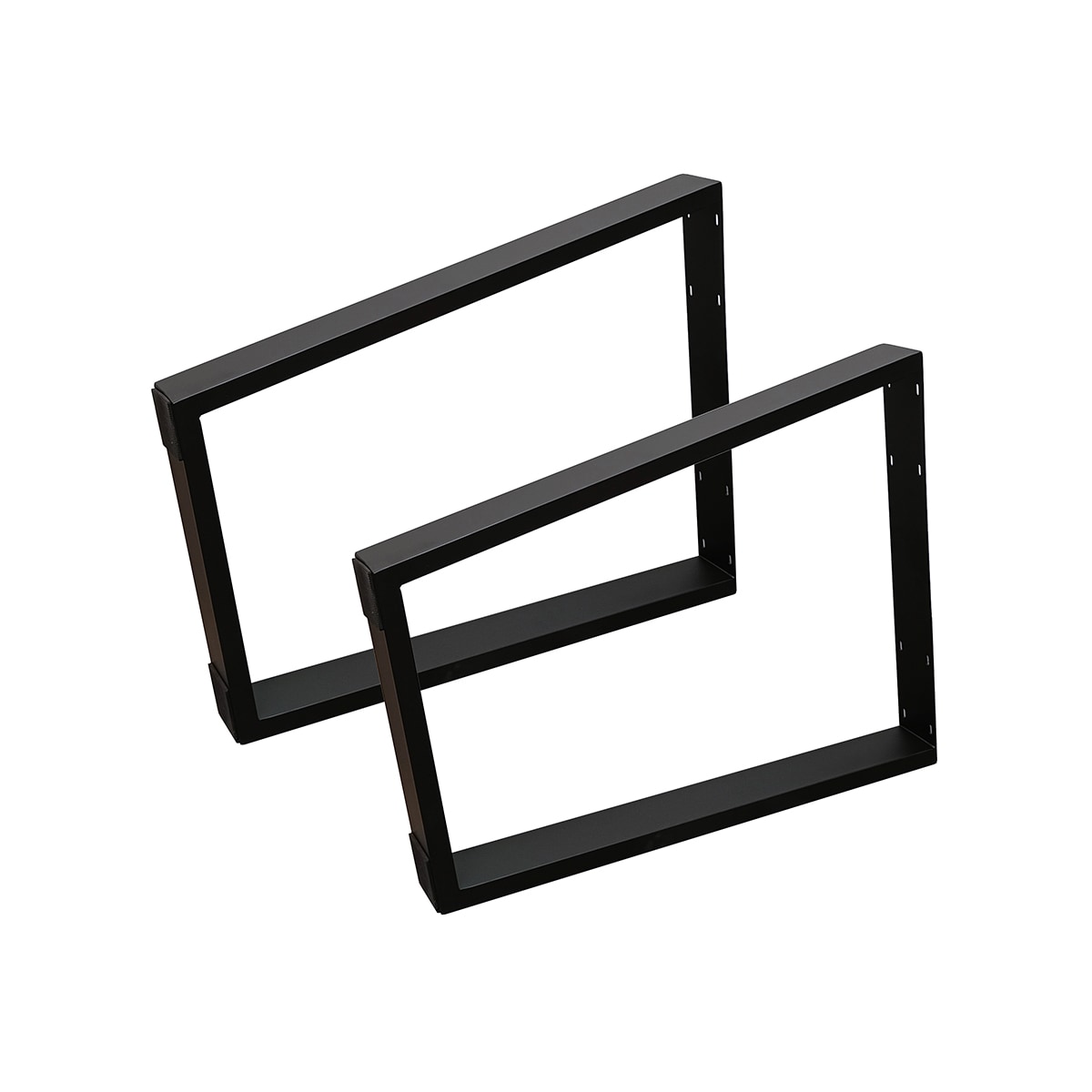 Pack 2  Patas Trapezoidales Negro-4