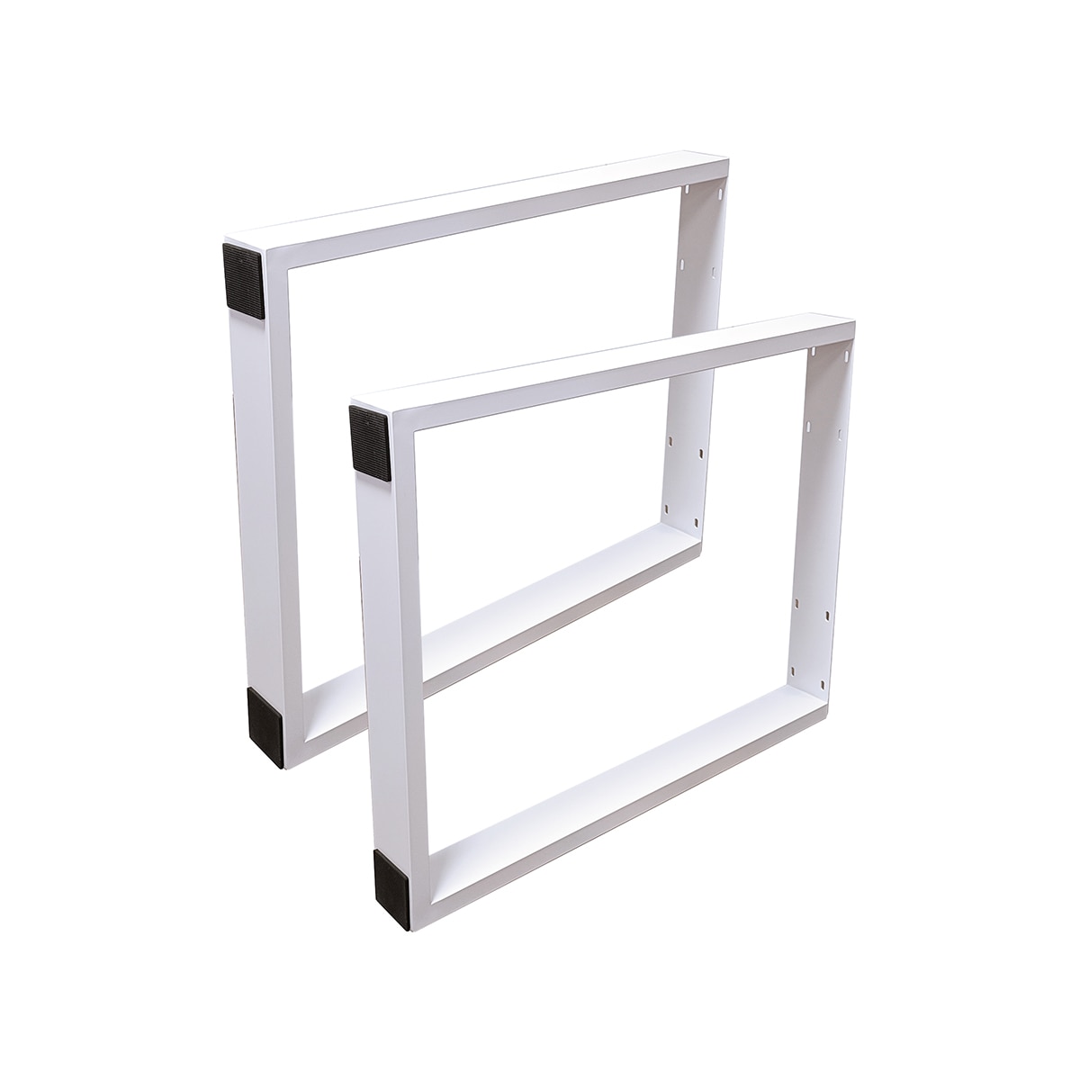 Pack 2 Patas Rectangulares Blanco-5