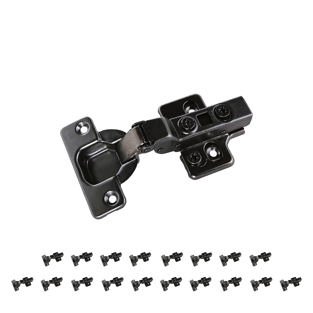 Imagen 0 de Pack 20 Uds Bisagras Cazoletas Acodadas Ø35mm