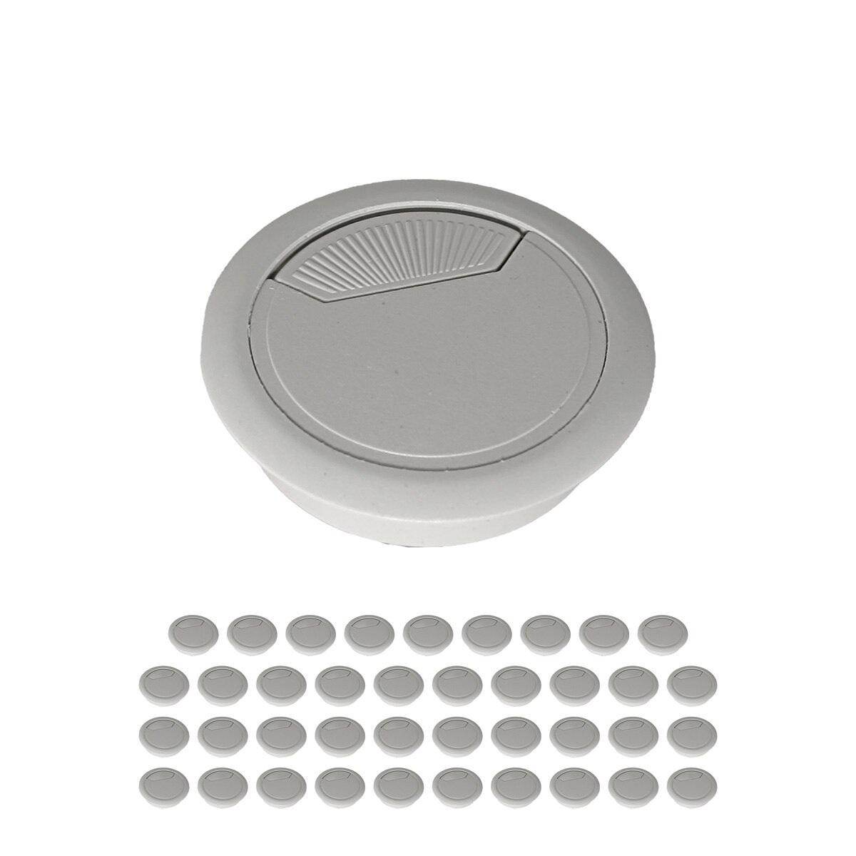 Pack 20 Uds Tapas Pasacables Gris-1