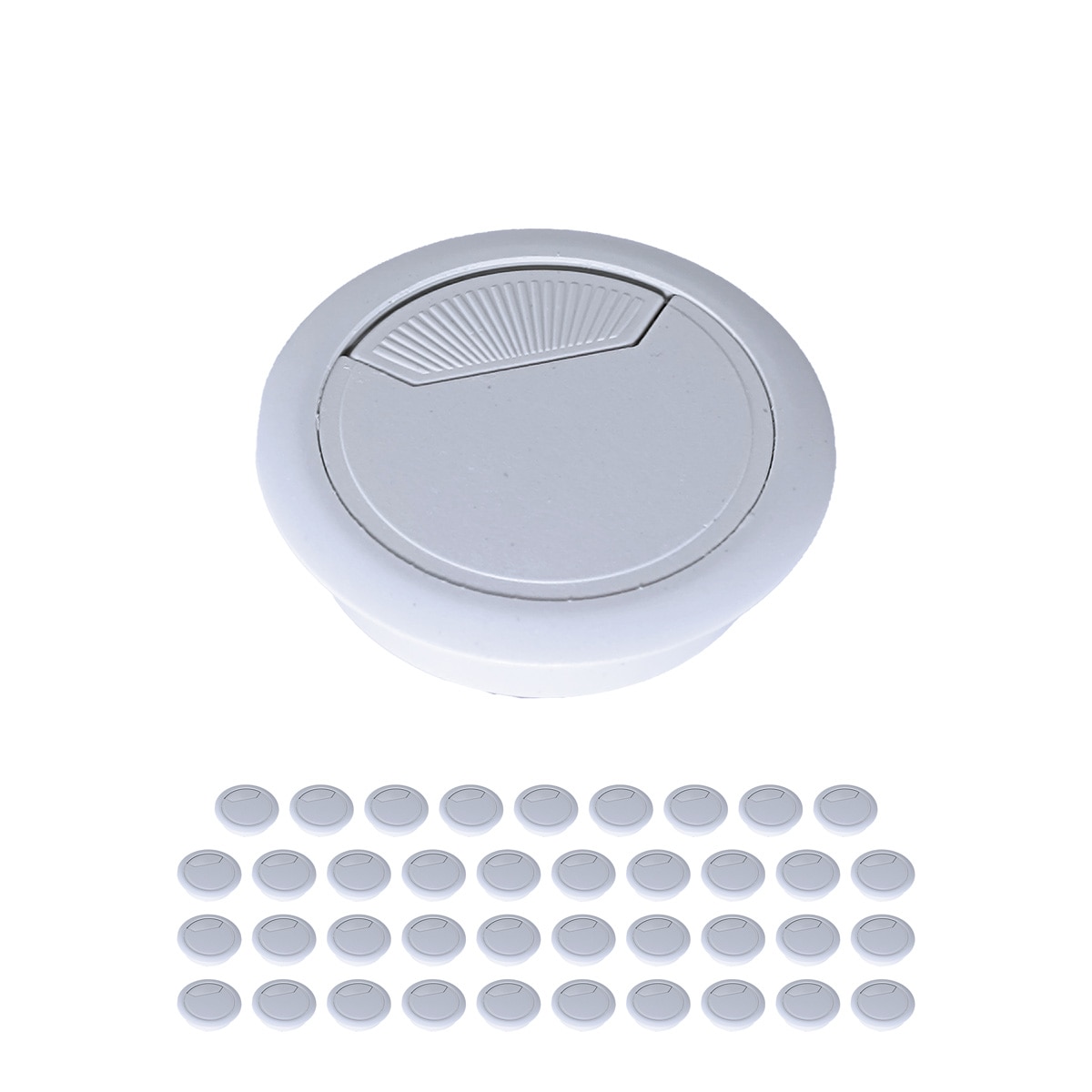 Pack 20 Uds Tapas Pasacables Blanco-1