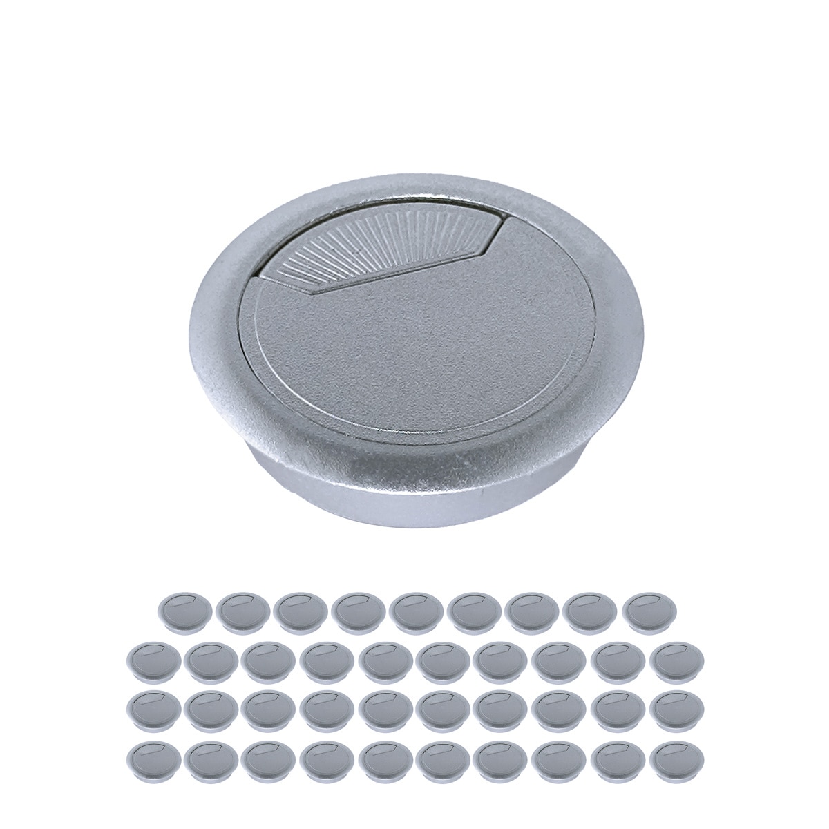 Pack 20 Uds Tapas Pasacables Plata-1
