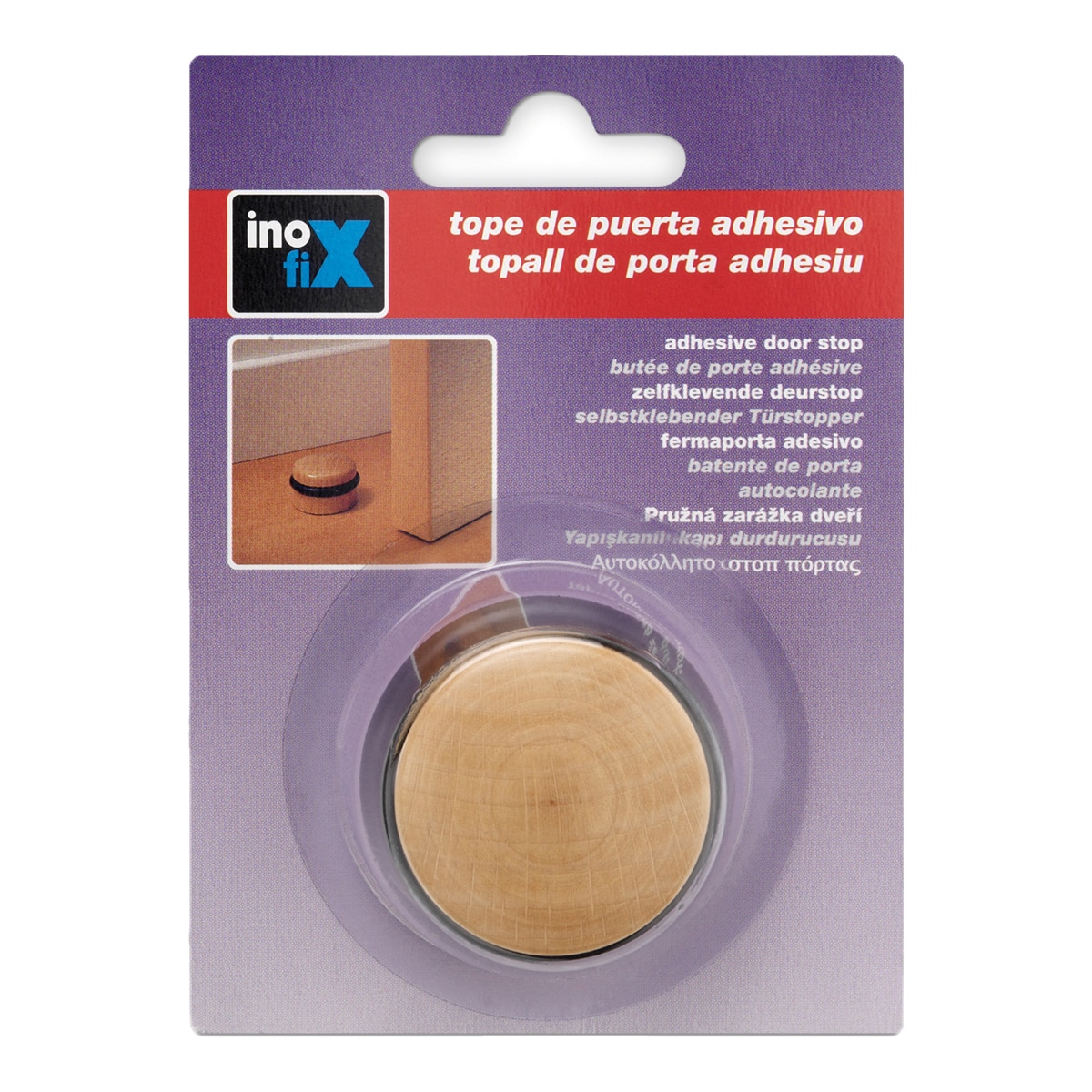 Tope Adhesivo Cilíndrico Madera Ud Haya-2