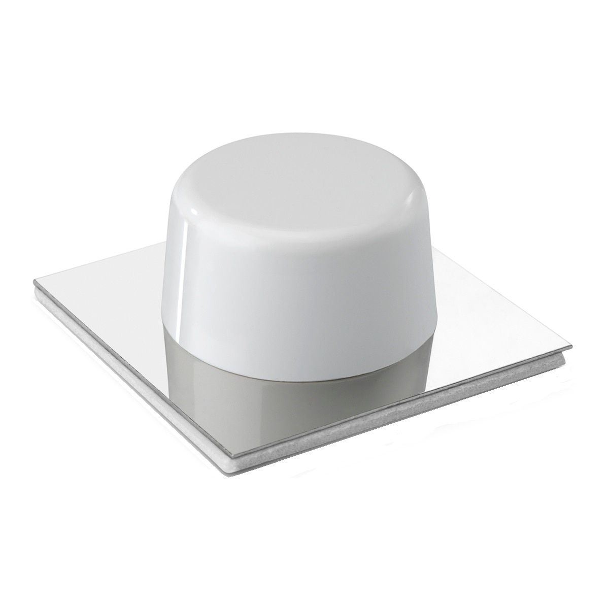 Imagen 0 de Tope Adhesivo PVC Base Metálica 2 Uds