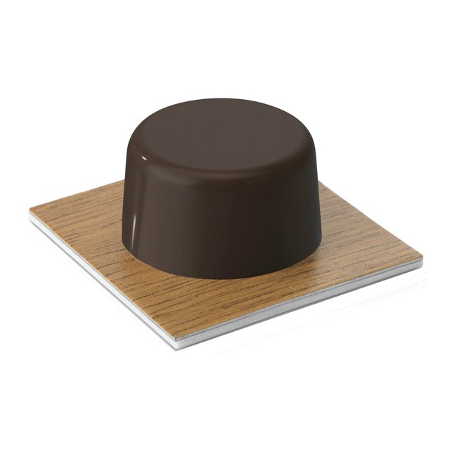 Imagen 0 de Tope Adhesivo PVC Base Metálica Parquet 2 Uds