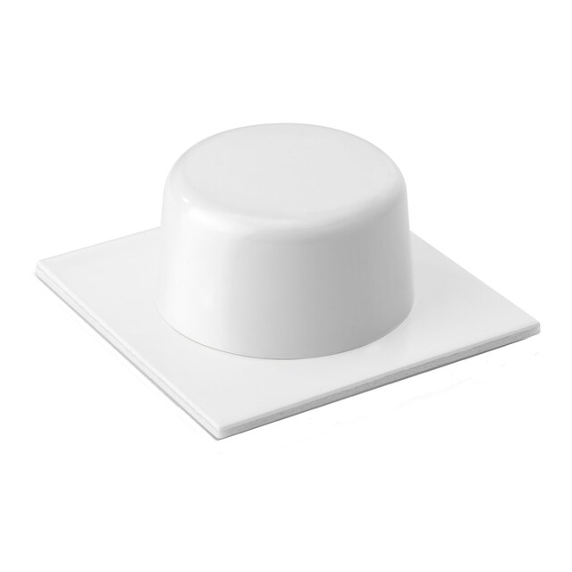 Imagen 0 de Tope Adhesivo PVC Base Metálica Lacada 2 Uds