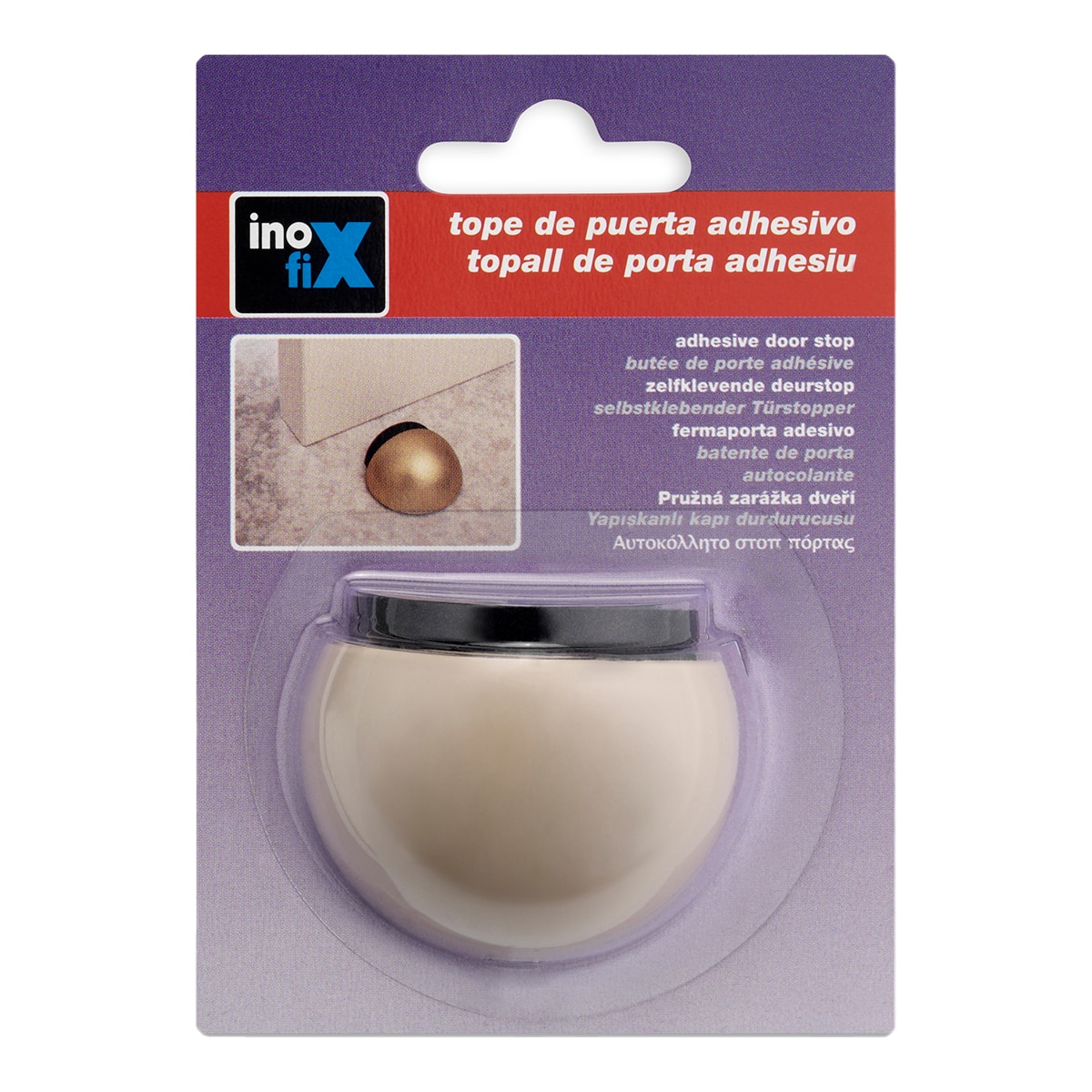Tope Adhesivo Semiesférico Espuma Amortiguadora Ud Beige-2