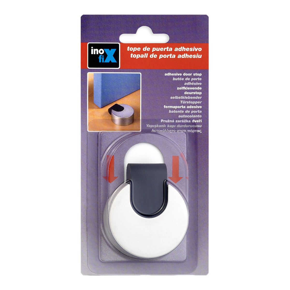 Tope Adhesivo Amortiguador Silencioso Blanco-2