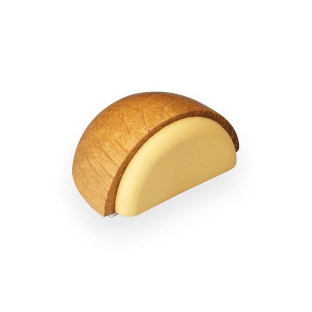 Imagem 0 de Batente Adesivo Madeira Meia Lua 6 unidades