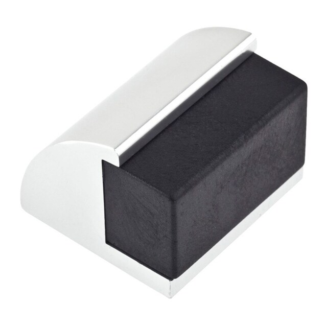 Imagen 0 de Tope Puerta Aluminio Adhesivo/Tornillos Inox Look